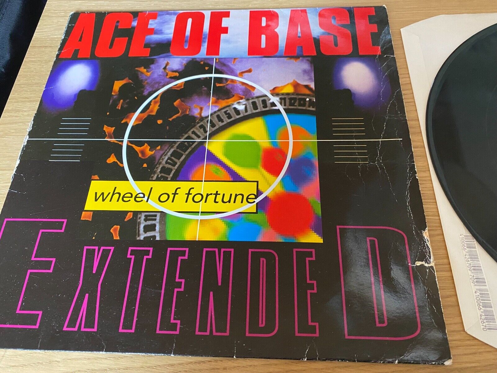 ACE OF BASE "WHEEL OF FORTUNE" EXTENDED REMIX 1992 MEGA RECORDS DUTCH PRESSING**