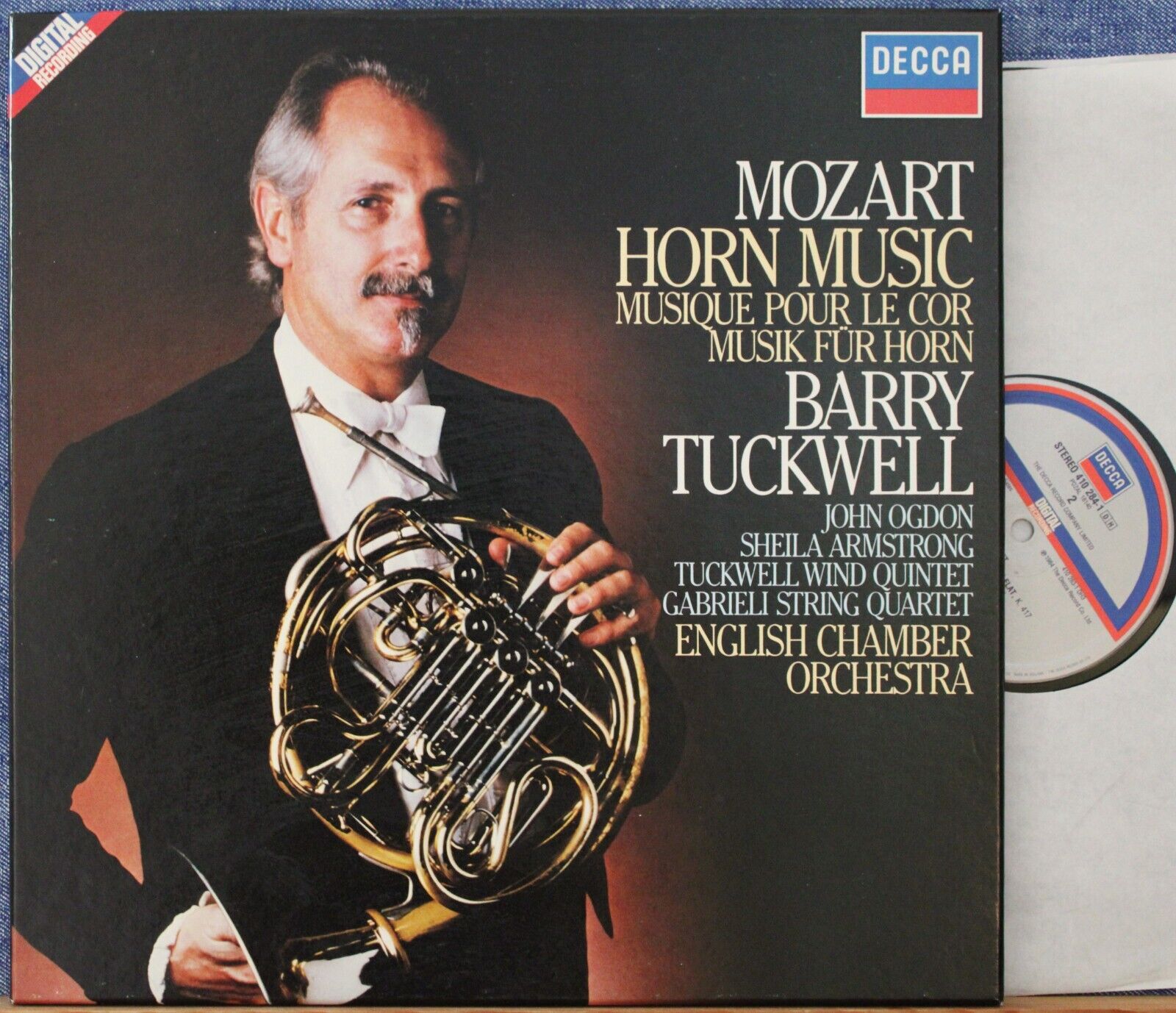 Tuckwell; etc Mozart (Music for Horn) Decca 410 283 (3) Box dig NM