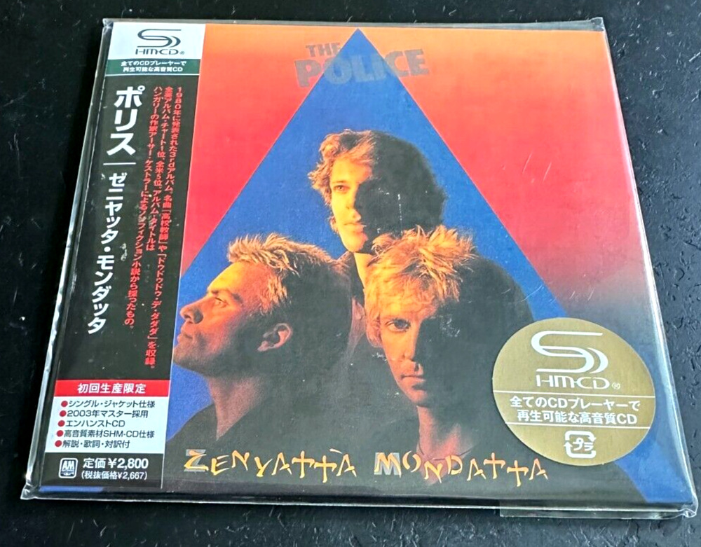 THE POLICE "ZENYATTA MONDATTA'' - MINI LP JAPAN SHM CD -