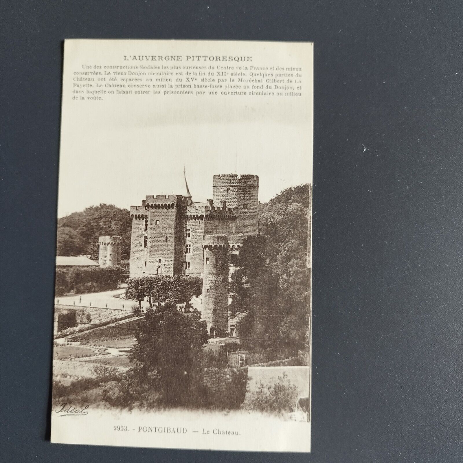 France-2953-L'Auvergne-Pontgibaud-Le Château 1910s