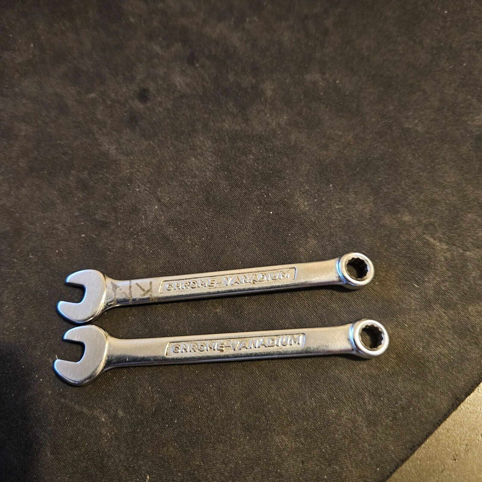 2 vintage Elora 202 wrench open ended spanners