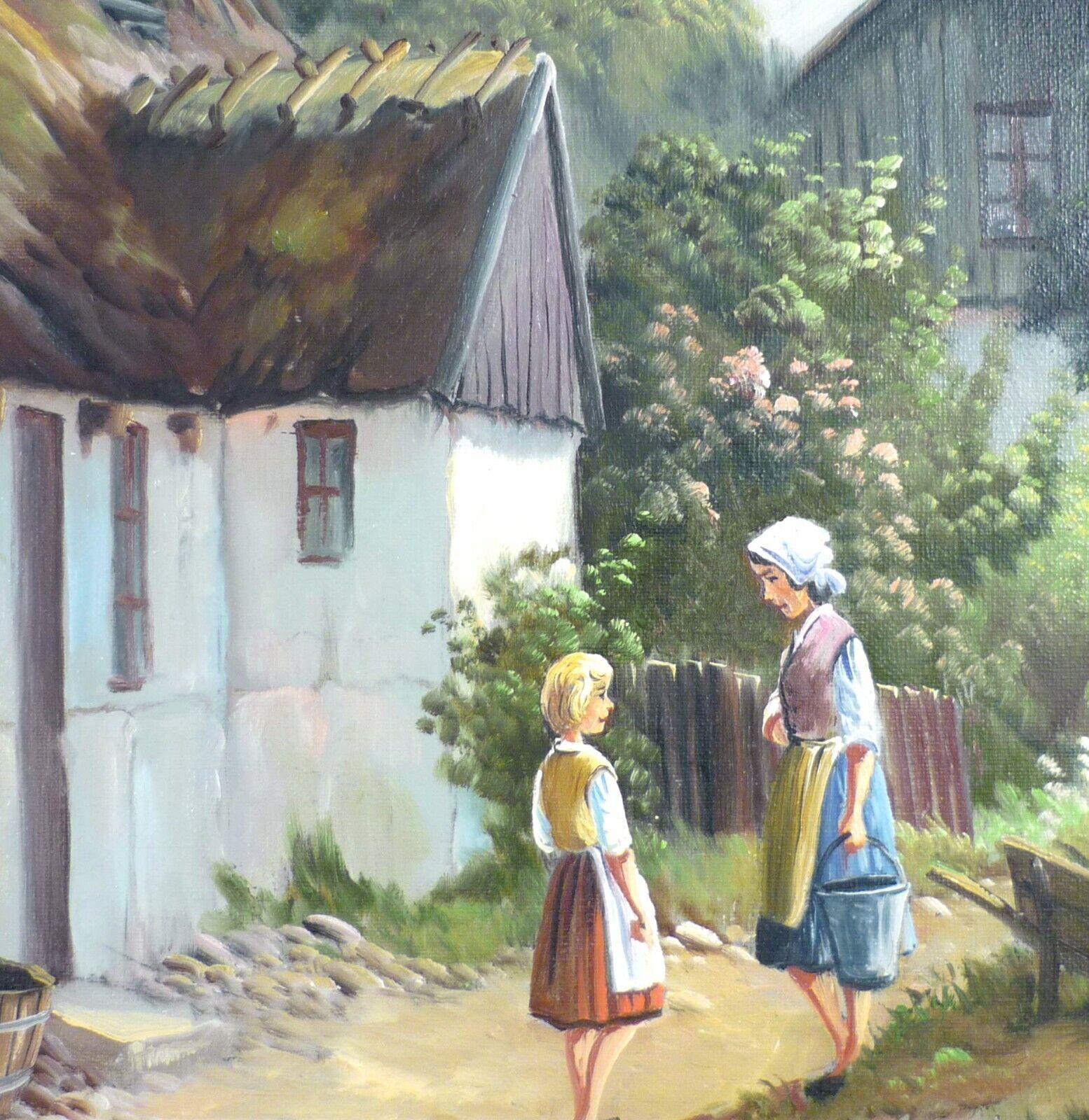 KELD KRAUTWALD! FARMHOUSE EXTERIOR WITH 2 GIRLS