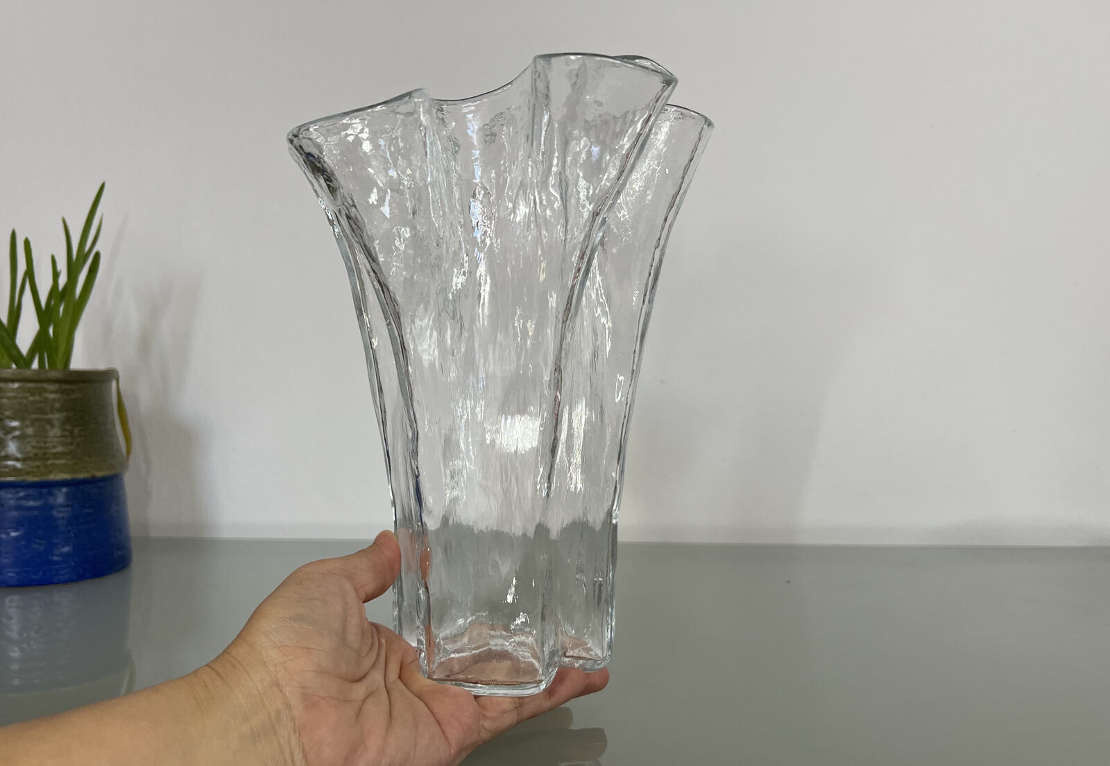 Muurla Finland Eva Glass Vase by Pertti Kallioinen