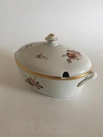 Royal Copenhagen Brown Rose Oval Soup Tureen No 9347