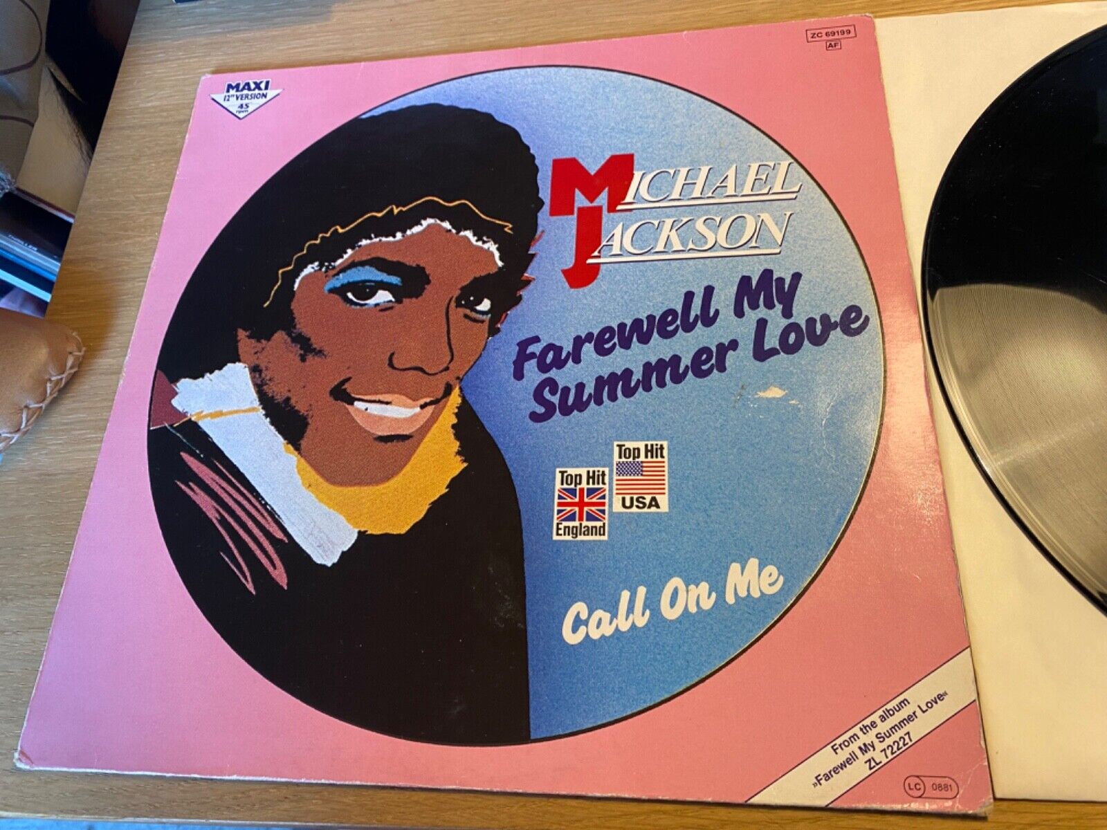 MICHAEL JACKSON "FAREWELL GERMAN PRESS MY SUMMERLOVE” 1984 MOTOWN RECORDS DUTCH