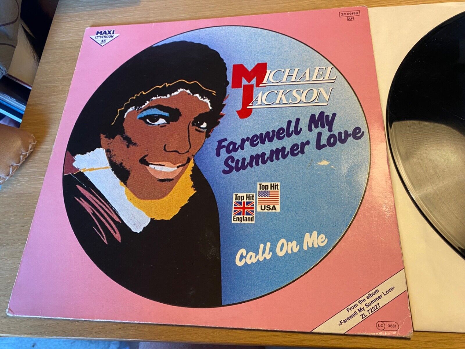 MICHAEL JACKSON "FAREWELL GERMAN PRESS MY SUMMERLOVE” 1984 MOTOWN RECORDS DUTCH