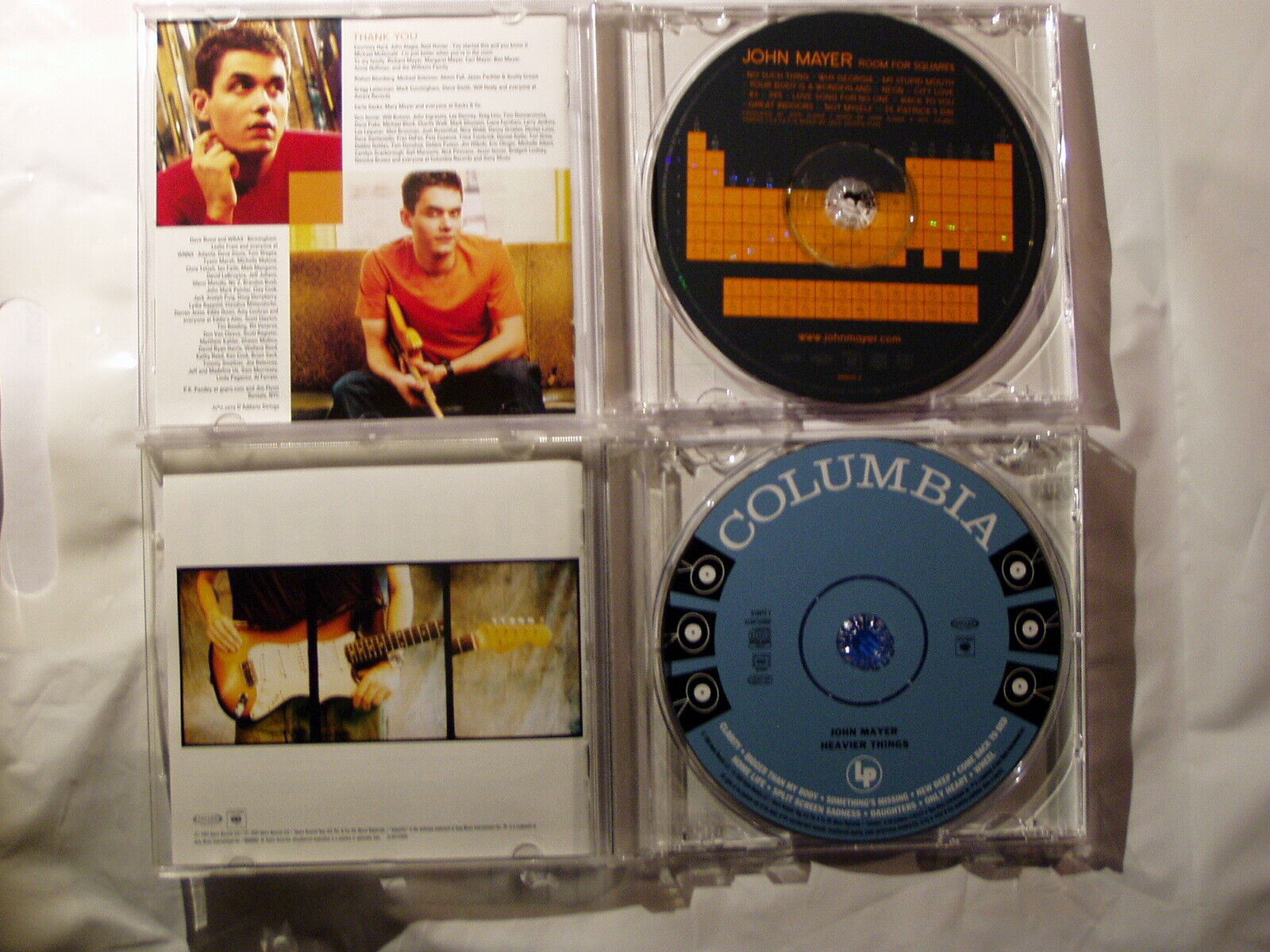 John Mayer : Room for squares + Heavier things 2 x CD versand ohne track D:12€