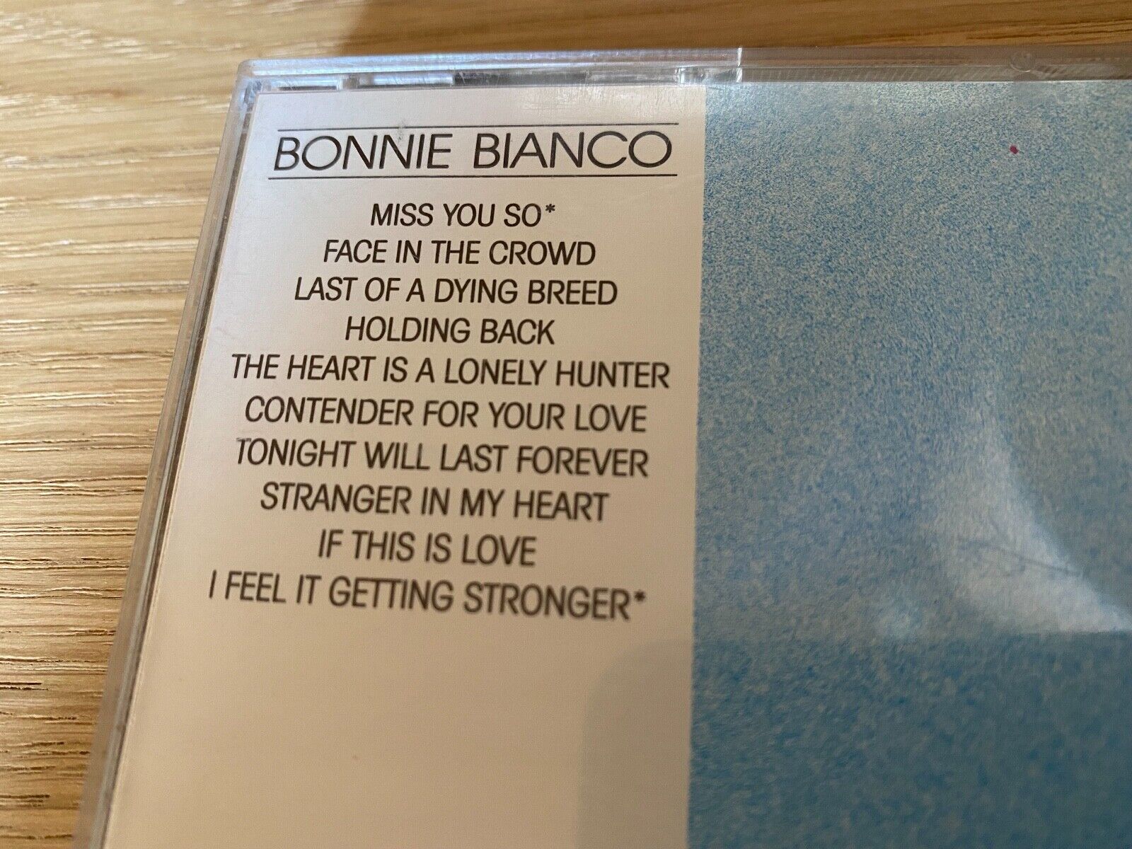 BONNIE BIANCO "JUST ME" 1980´S CD ALBUM 10 TRACK GERMAN METRONOME RECORDS ADD CD