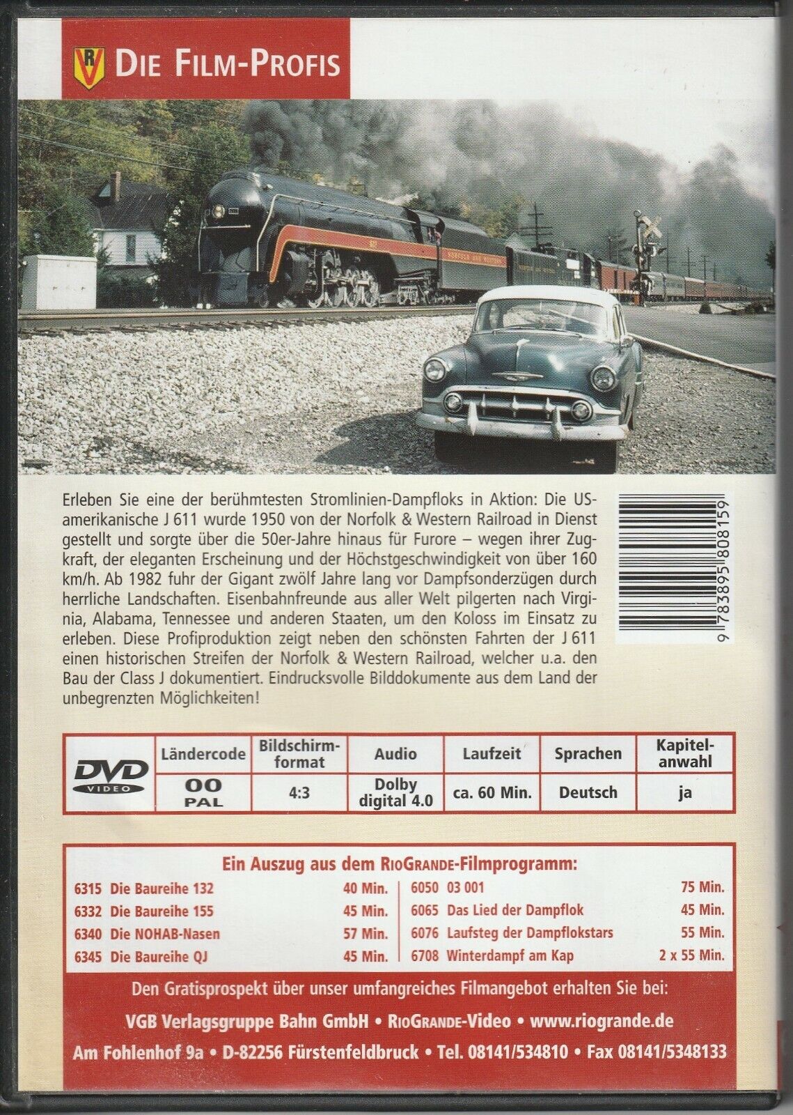 The Stars of the Rail 60: J 611 | Steam Locomotive Railway DVD