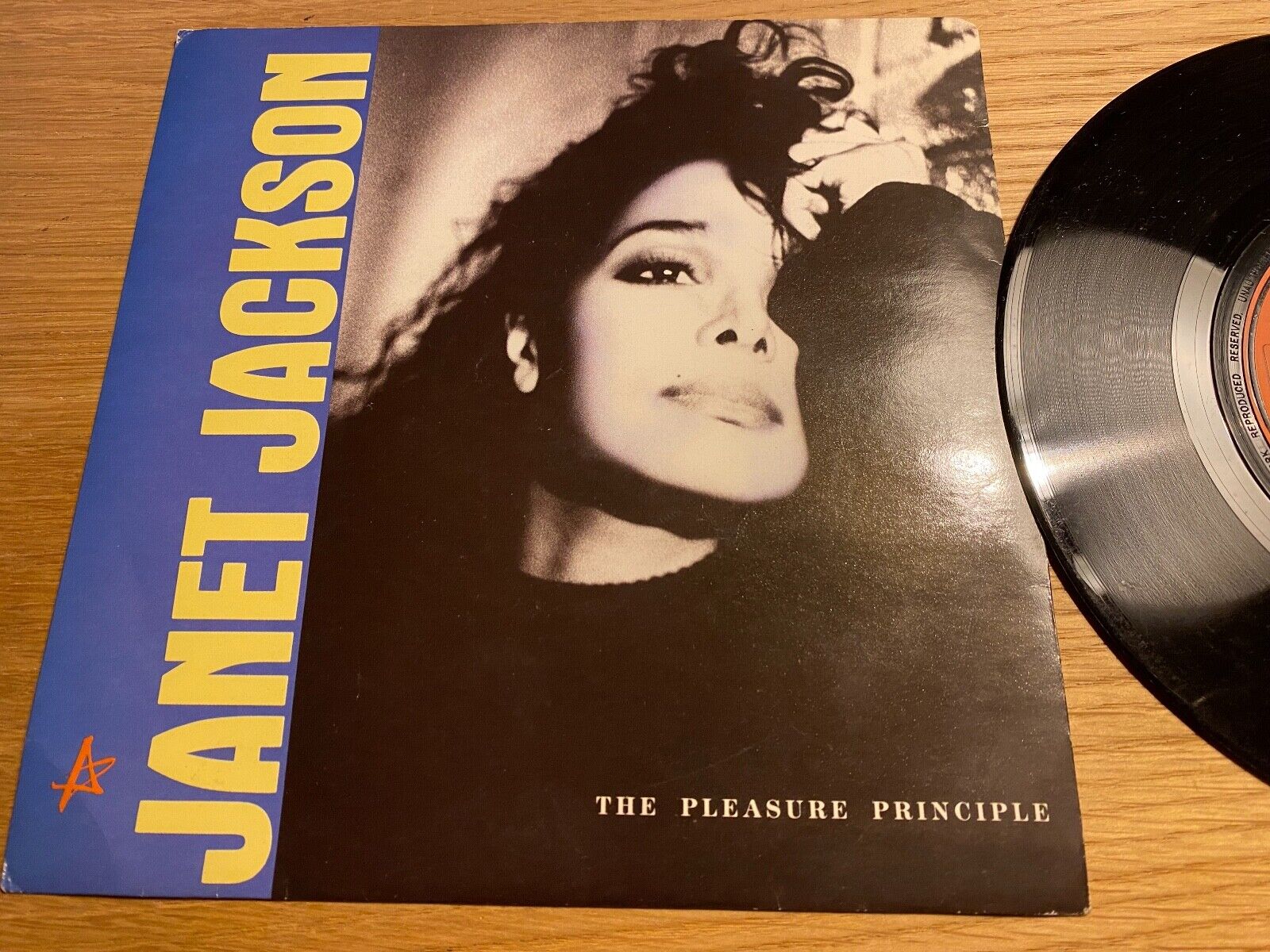 JANET JACKSON "THE PLEASURE PRINCIPLE" THE SHEP PETTIBONE MIX  1986 7" AM UK