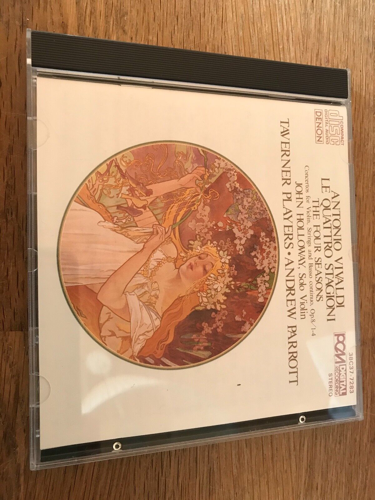 ANTONIA VIVALDI "THE FOUR SEASONS" DENON RECORDS JAPANSE PRESS 9 TRACKS CD ALBUM