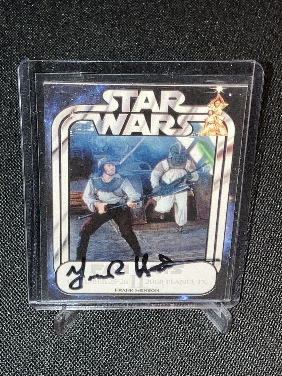 2008 Official Pix STAR WARS FRANK HENSON Hand Signed Autograph Card 💥