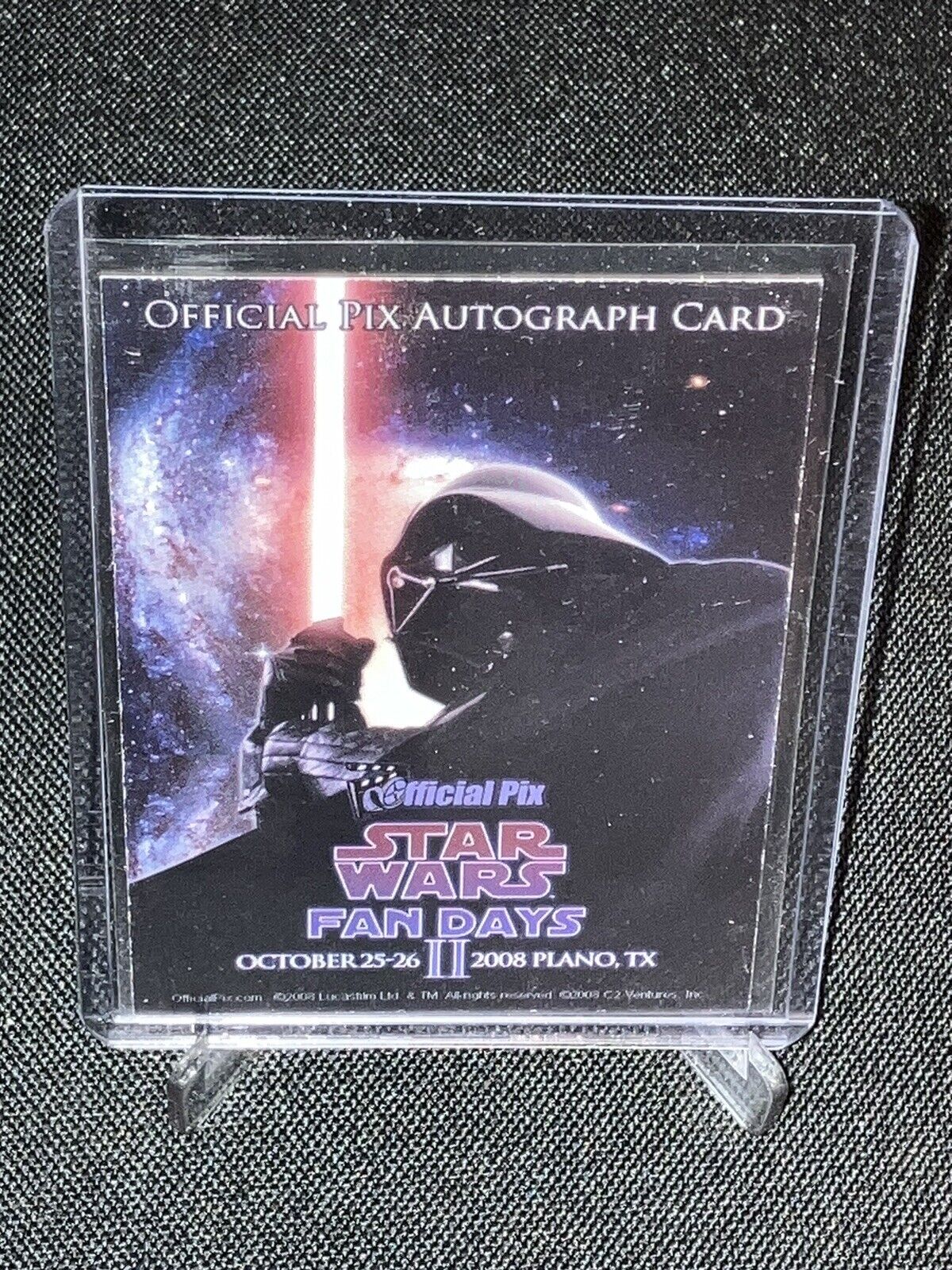 2008 Official Pix STAR WARS FRANK HENSON Hand Signed Autograph Card 💥