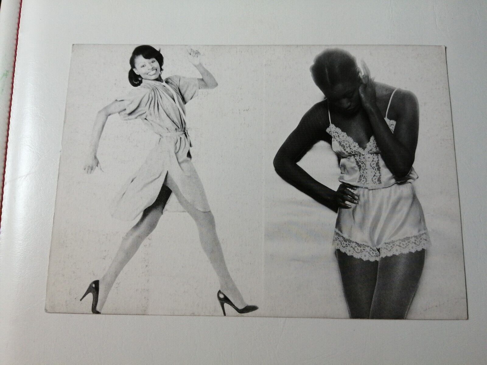 Vintage  English  model comp card from 1970s/1980sDorothy Morgan-Lewis