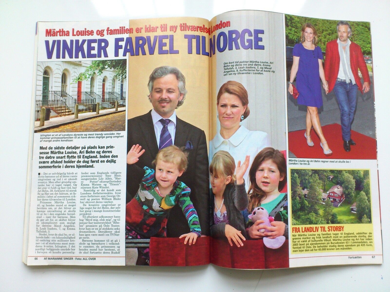 Danish magazine "Billed Bladet" Royals/Film stars No 30/2012CruiseStallone