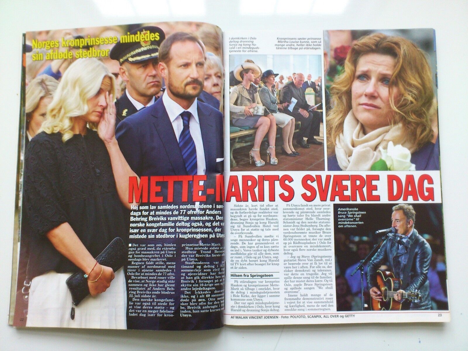 Danish magazine "Billed Bladet" Royals/Film stars No 30/2012CruiseStallone