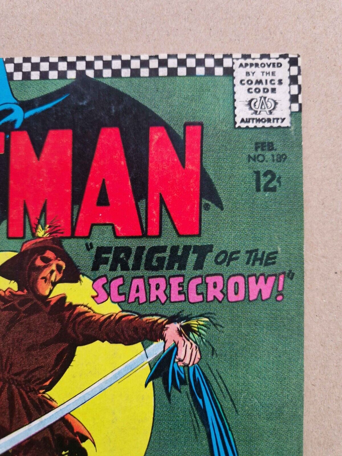 🦇 Batman #189 First Appearance Of Scarecrow 🔑 1967 🦇 FN-/FN Page Complete