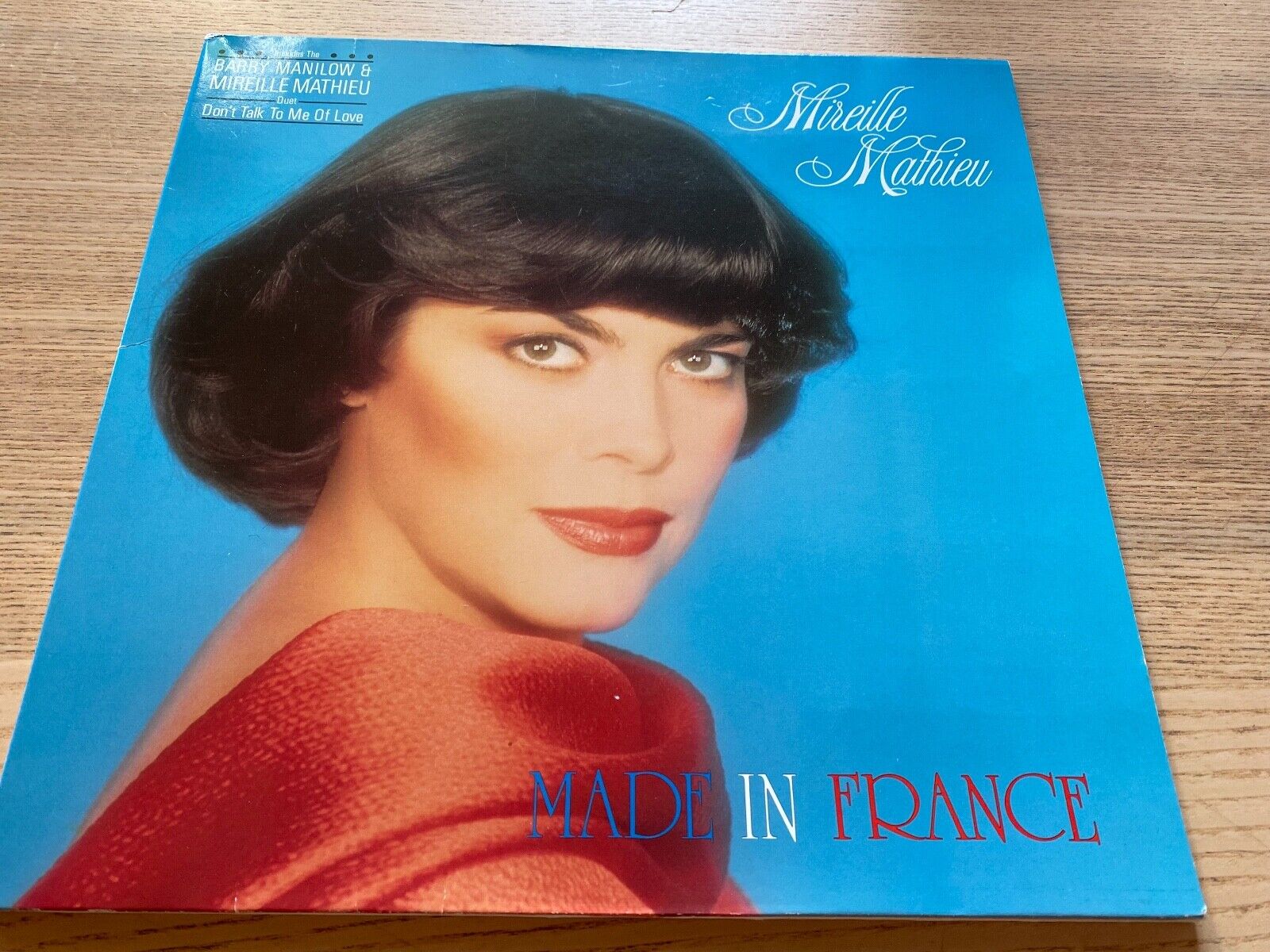 MIREILLE MATHIEU " MADE IN FRANCE" 1986 GERMAN PRESS 10 SONGS GATEFOLDED COVER**