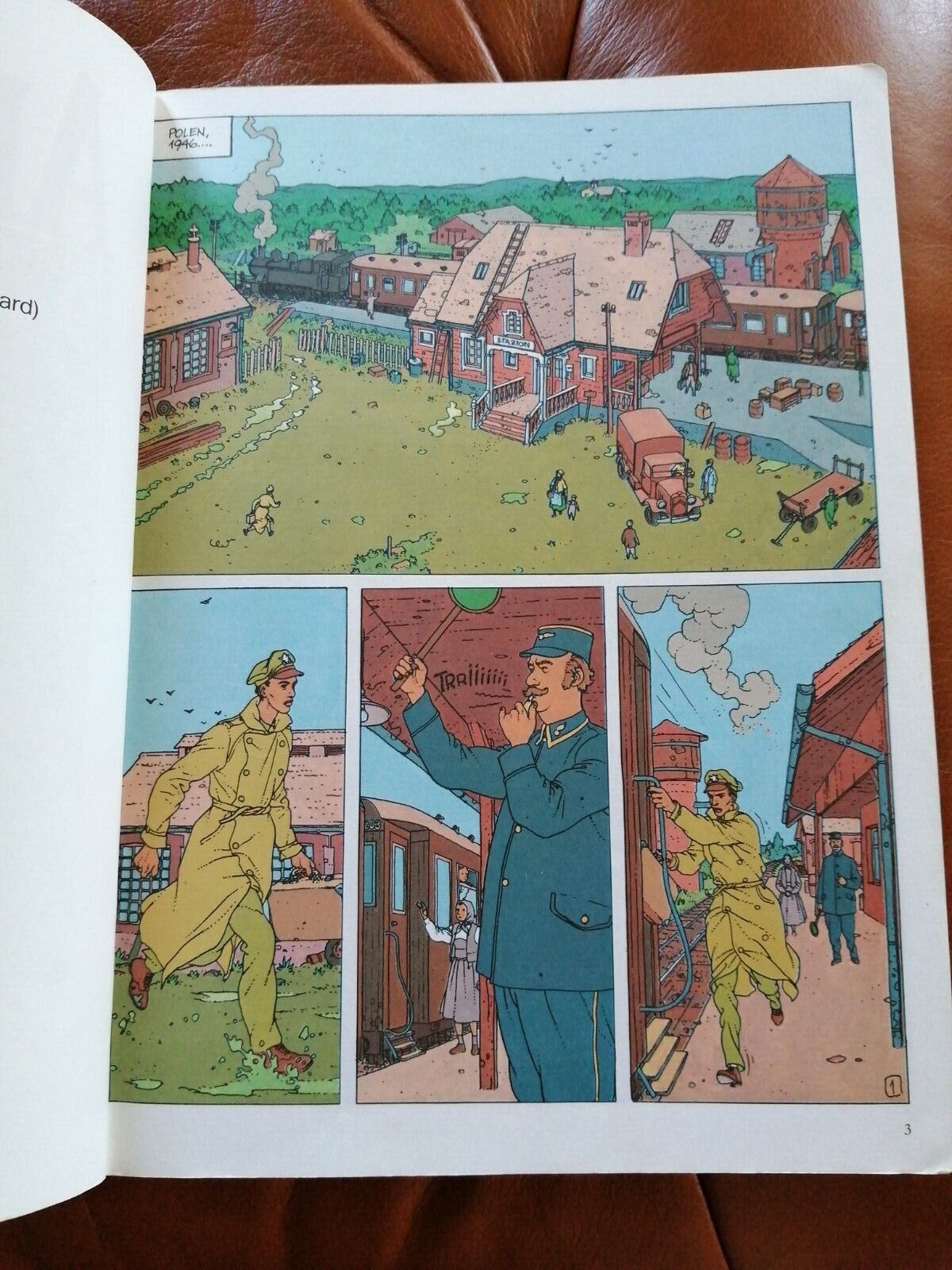 Danish comic book"Anton Six" Arno-Bocquet1st ed 1988 Ex-library