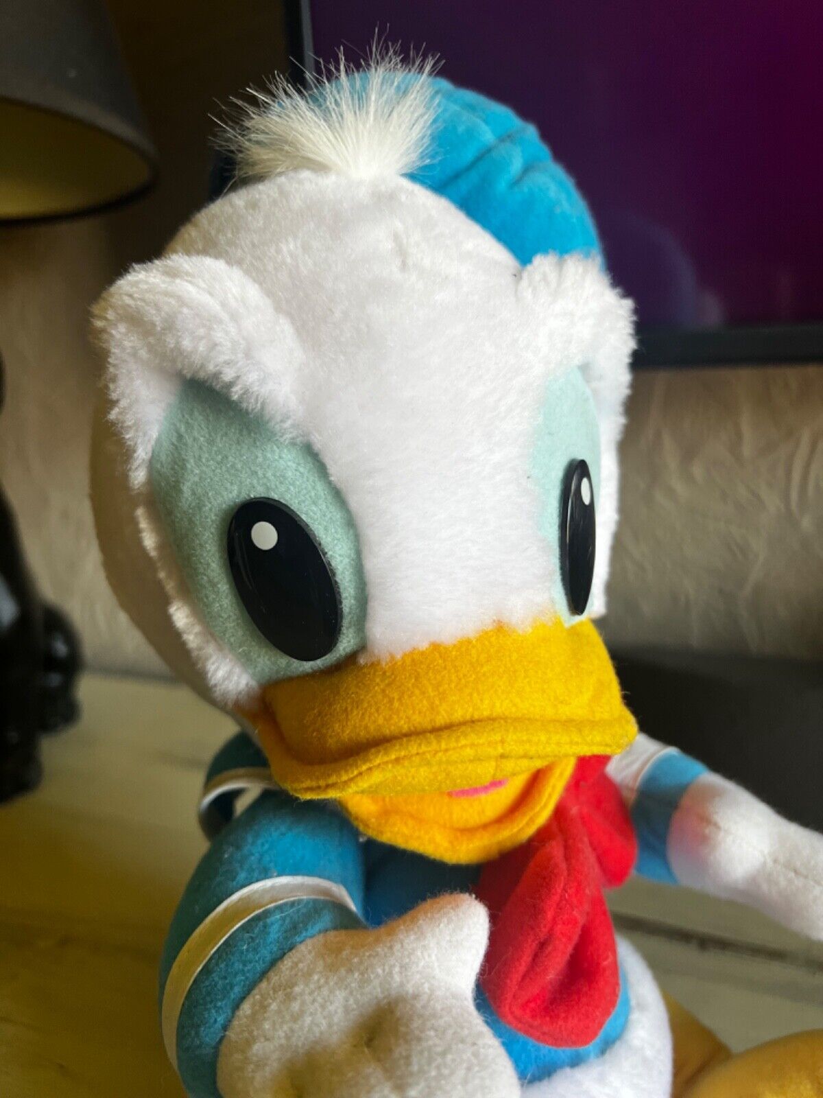 Vintage Disney Baby Donald Duck 29 cm Plush 1987