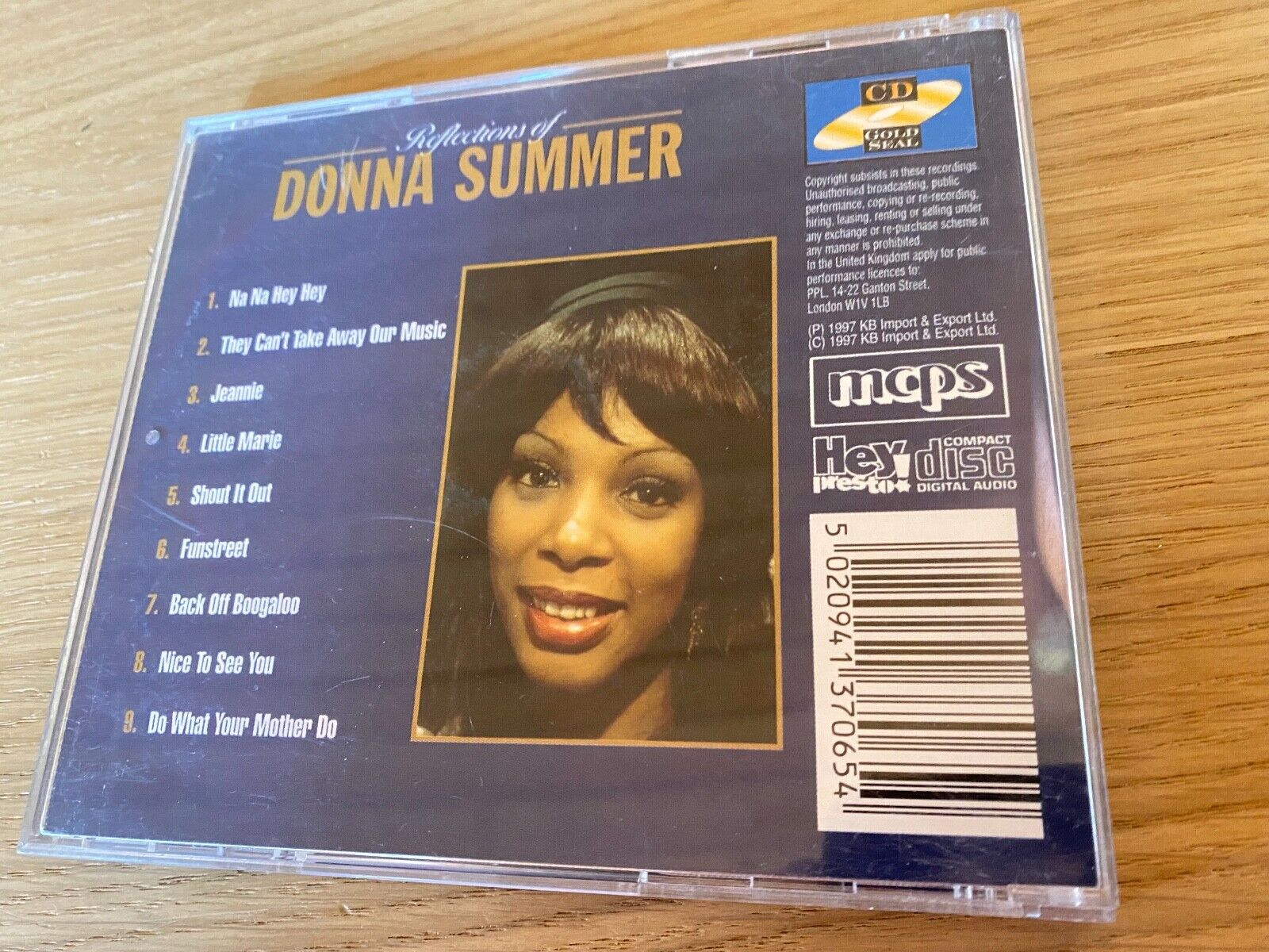 DONNA SUMMER "REFLECTIONS OF DONNA SUMMER" 1997 CD ALBUM 9 TRACK EU PRESSING**