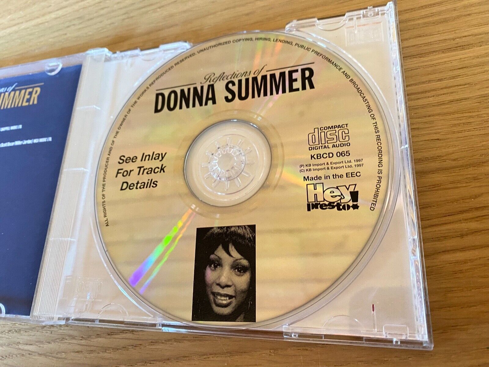 DONNA SUMMER "REFLECTIONS OF DONNA SUMMER" 1997 CD ALBUM 9 TRACK EU PRESSING**