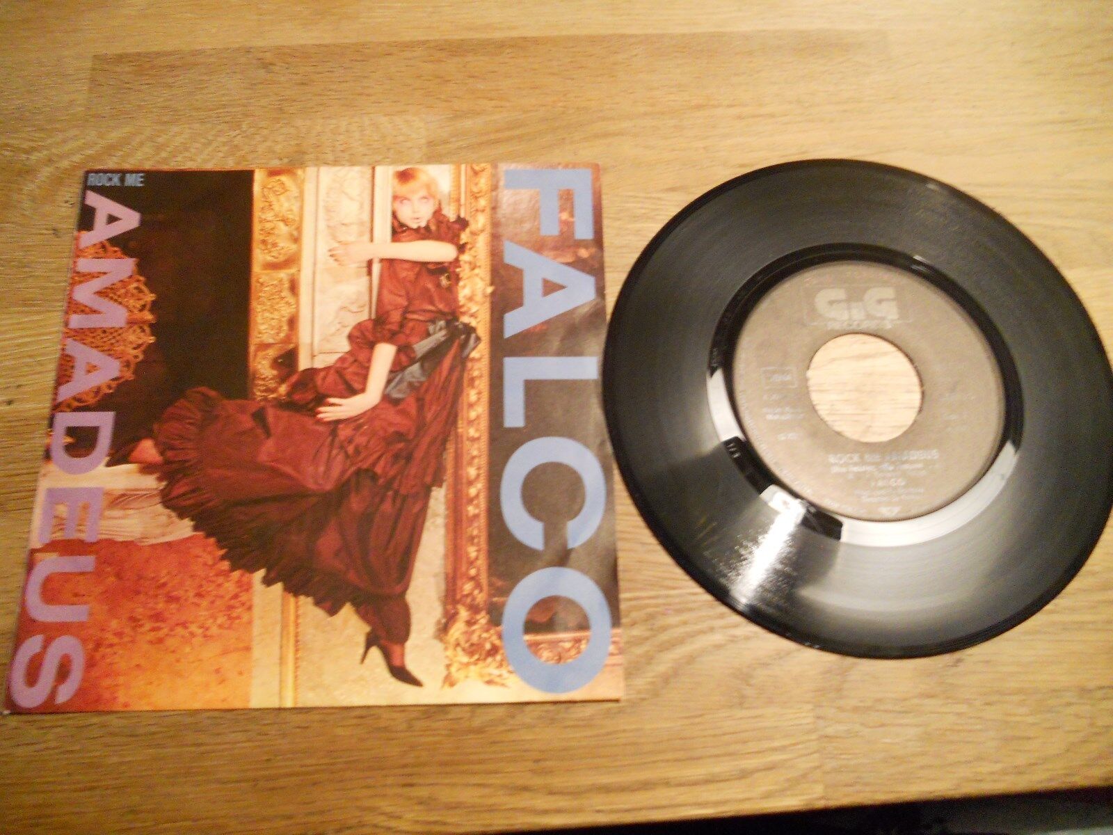 FALCO ROCK ME AMADEUS/ URBAN TROPICAL GIG RECORDS WEST GERMANY 1985 GEMA USED