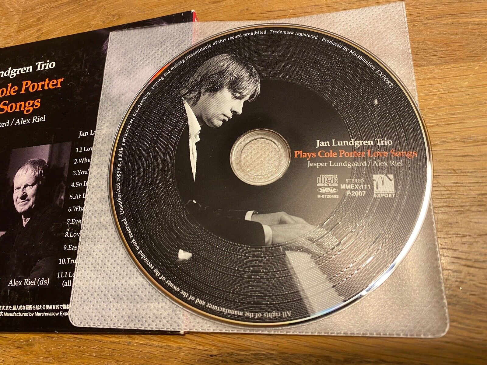 JAN LUNDGREN TRIO PLAYS COLE PORTER LOVE SONGS 2008 JASRAC 11 TRACK JAZZ CDALBUM