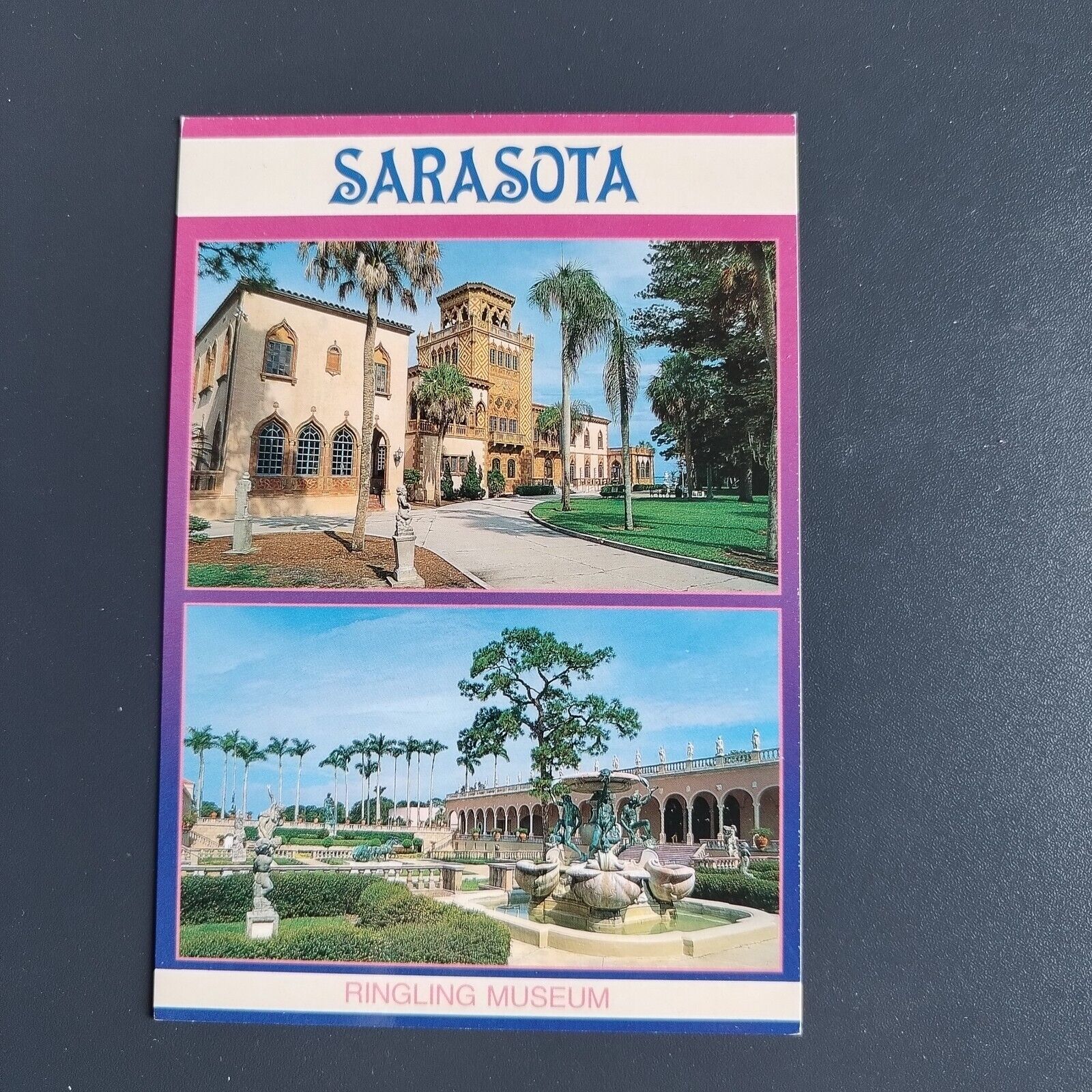 Postcard Florida Sarasota Ringling Museum - Unposted 1990s