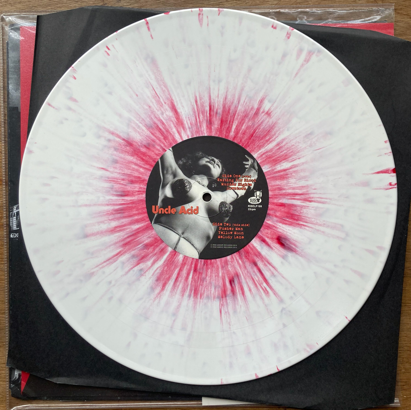 Uncle Acid – The Night Creeper (Red  White Splatter Die-Hard Edition)