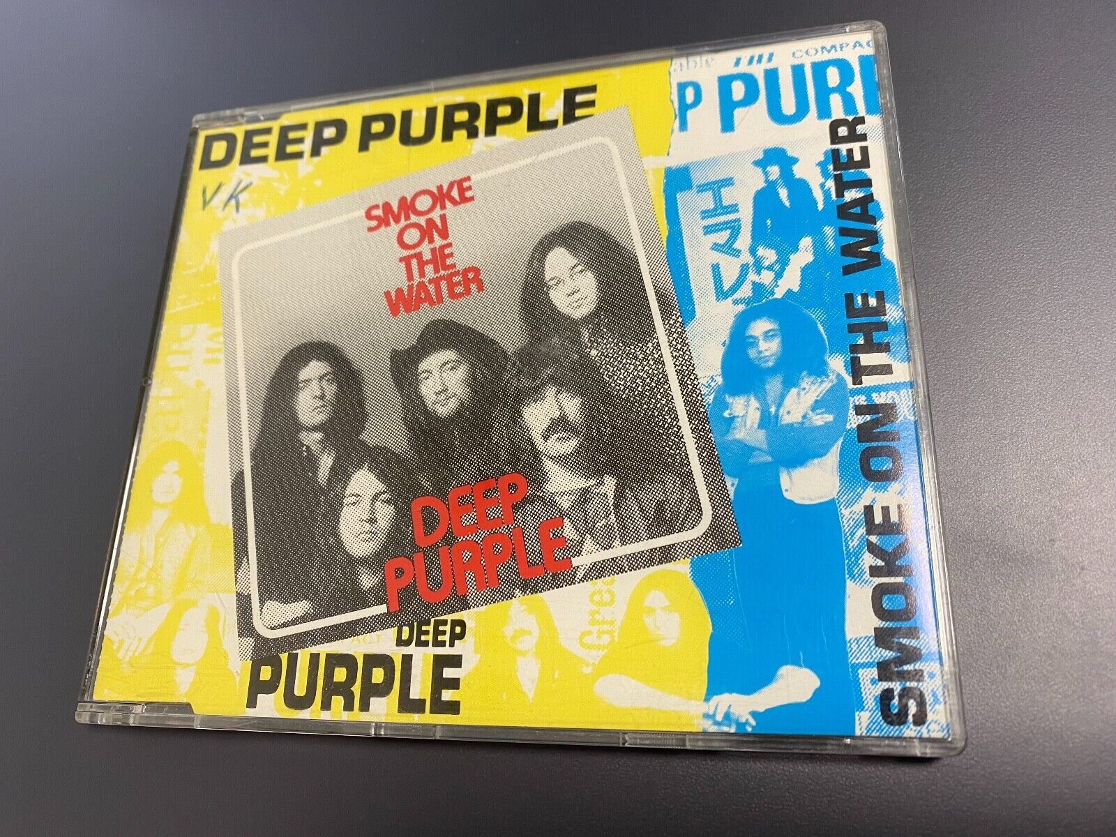 DEEP PURPLE "SMOKE ON THE WATER" 4 TRACK CD SINGLE 1993 EMI GERMANY DUTCH PRESS*