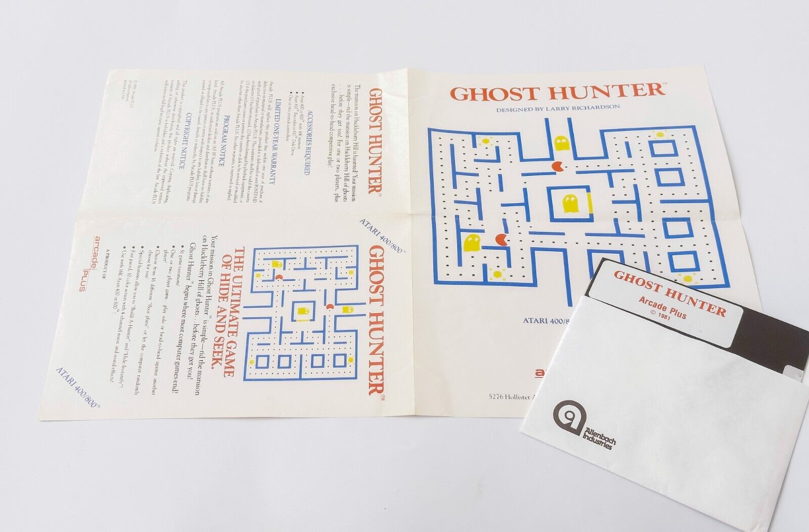 Ghost Hunter - Arcade Plus - 1981 / Atari 400/800