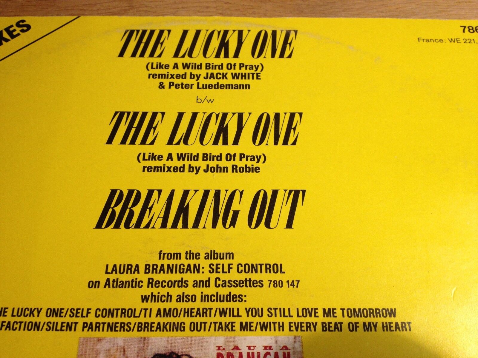 LAURA BRANIGAN "THE LUCKY ONE" REMIXED LIMITED EDITION GERMAN PRESSED MAXI 1984*