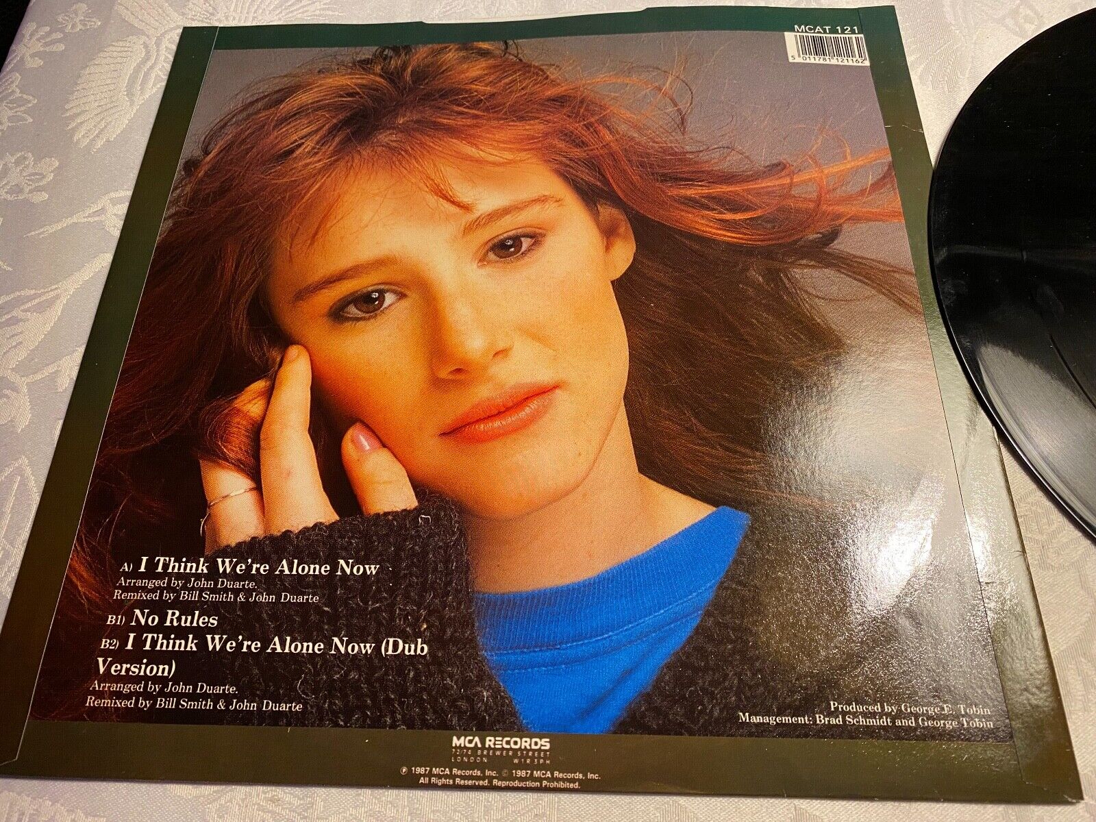 TIFFANY "I THINK WE´RE ALONE NOW" 1987 MCA RECORDS MAXI SINGLE 3 SONGS UK PRESS*