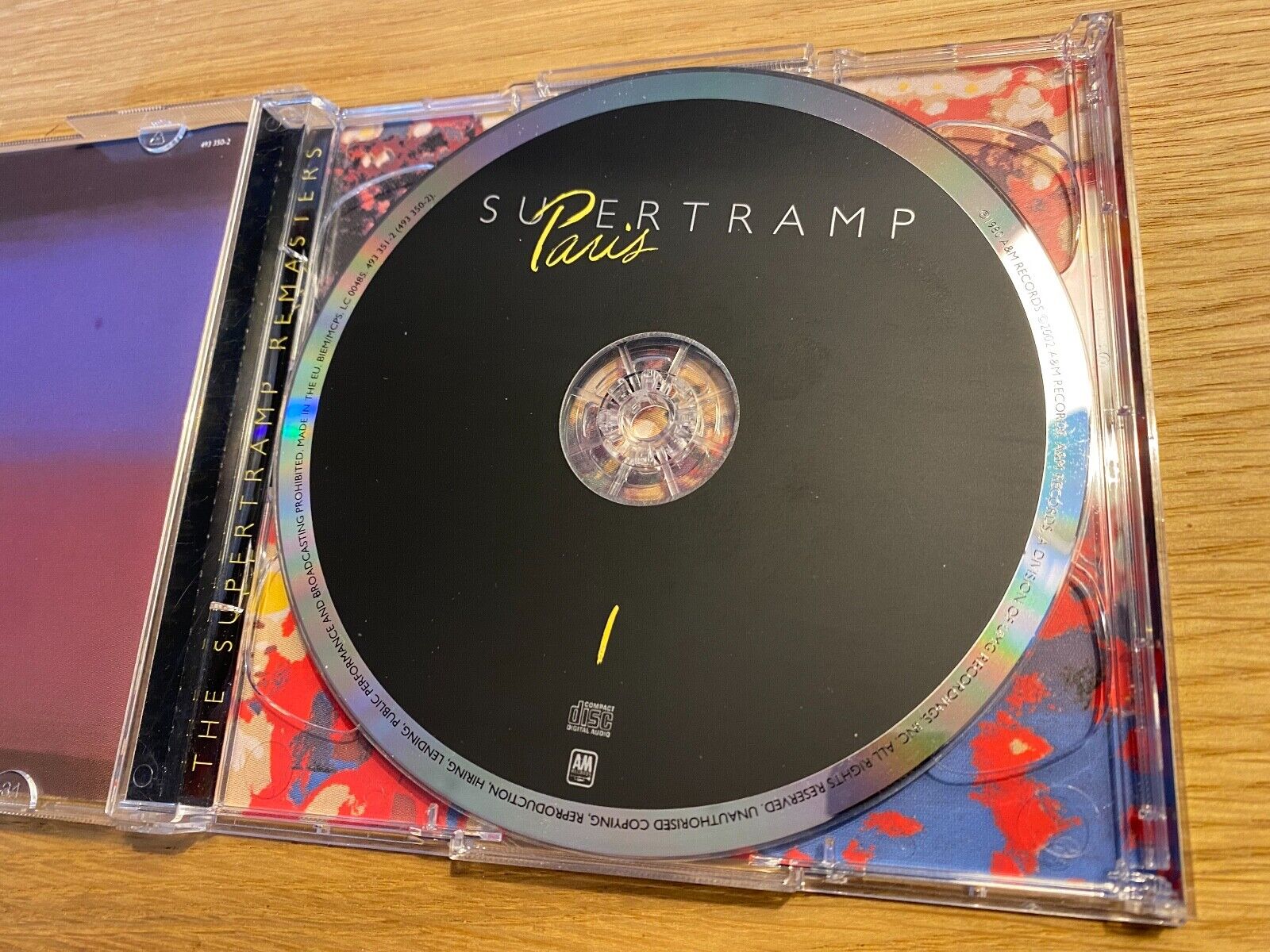 SUPERTRAMP "PARIS" LIVE 199 2 X CD SET 12 TRACK RECORDS EU