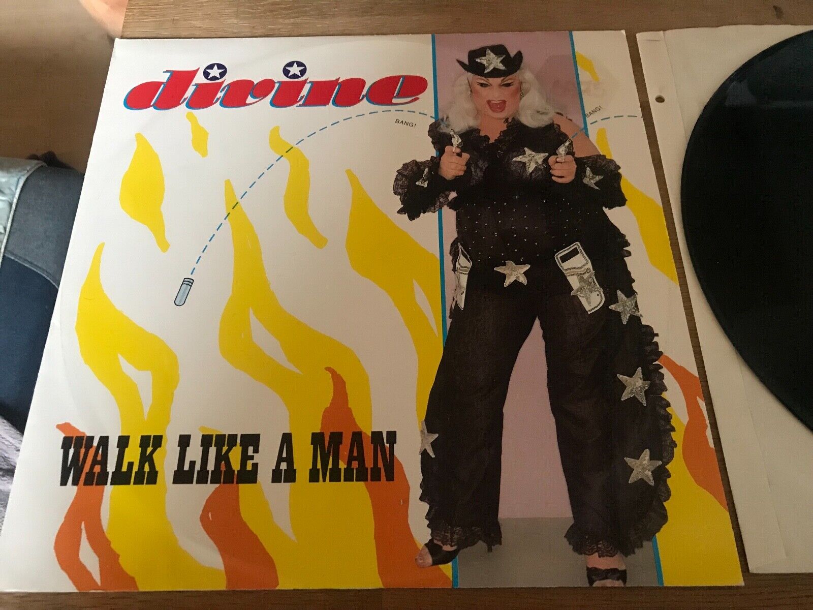 DIVINE "WALK LIKE A MAN/MAN TALK" POLARVOX OY 1985 NCB FINlLAND 12" MAXI SINGLE*