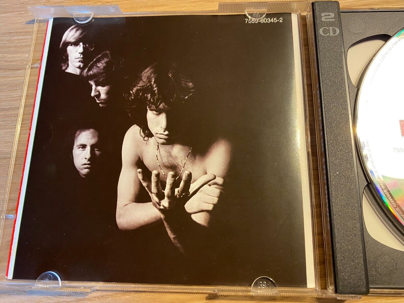 THE DOORS  "THE BEST OF THE DOORS" 19 TRACK 2 X CD ALBUM SET 1985 WGERMAN PRESS