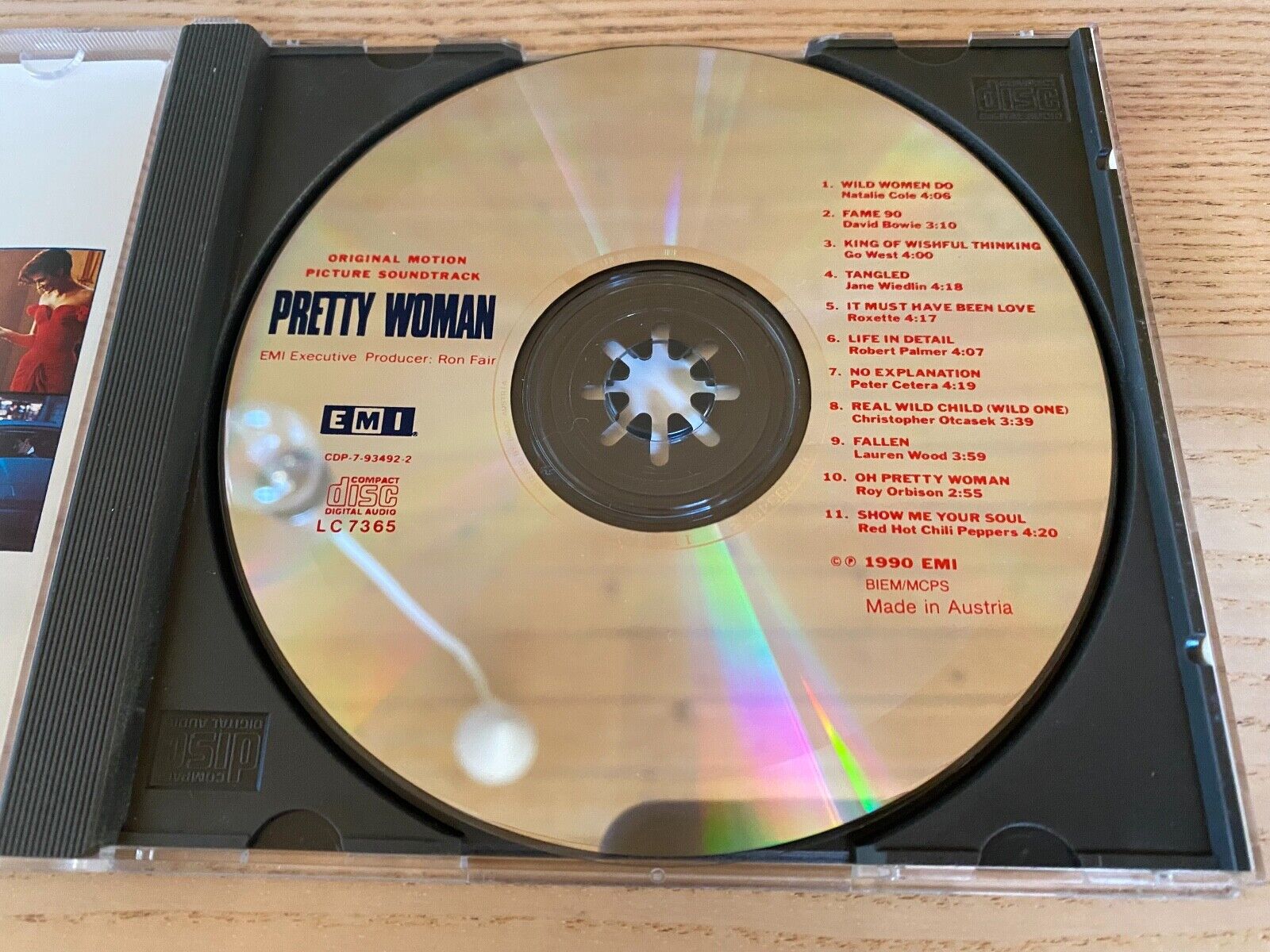 PRETTY WOMAN 1991 CD ALBUM 11 TRACKS RECORDS AUSTRIAN PRESS EMI AMERICA RECORDS*