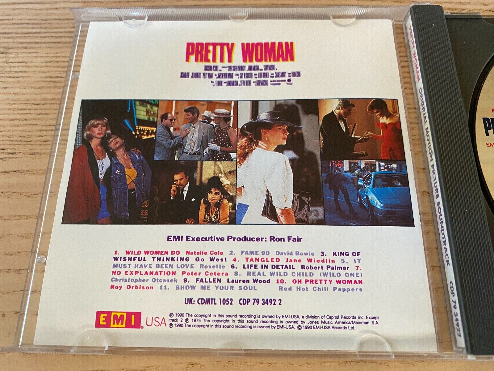 PRETTY WOMAN 1991 CD ALBUM 11 TRACKS RECORDS AUSTRIAN PRESS EMI AMERICA RECORDS*