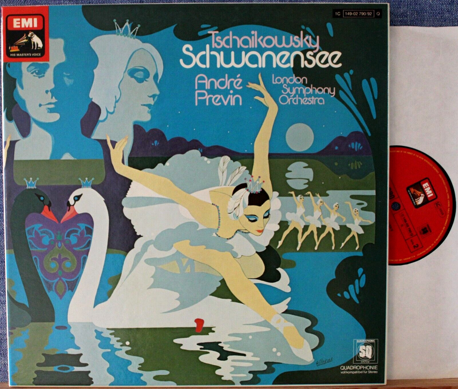 Previn (w Haendel) Tchaikovsky (Swan Lake) EMI 149-02 790/2(3) Box NM