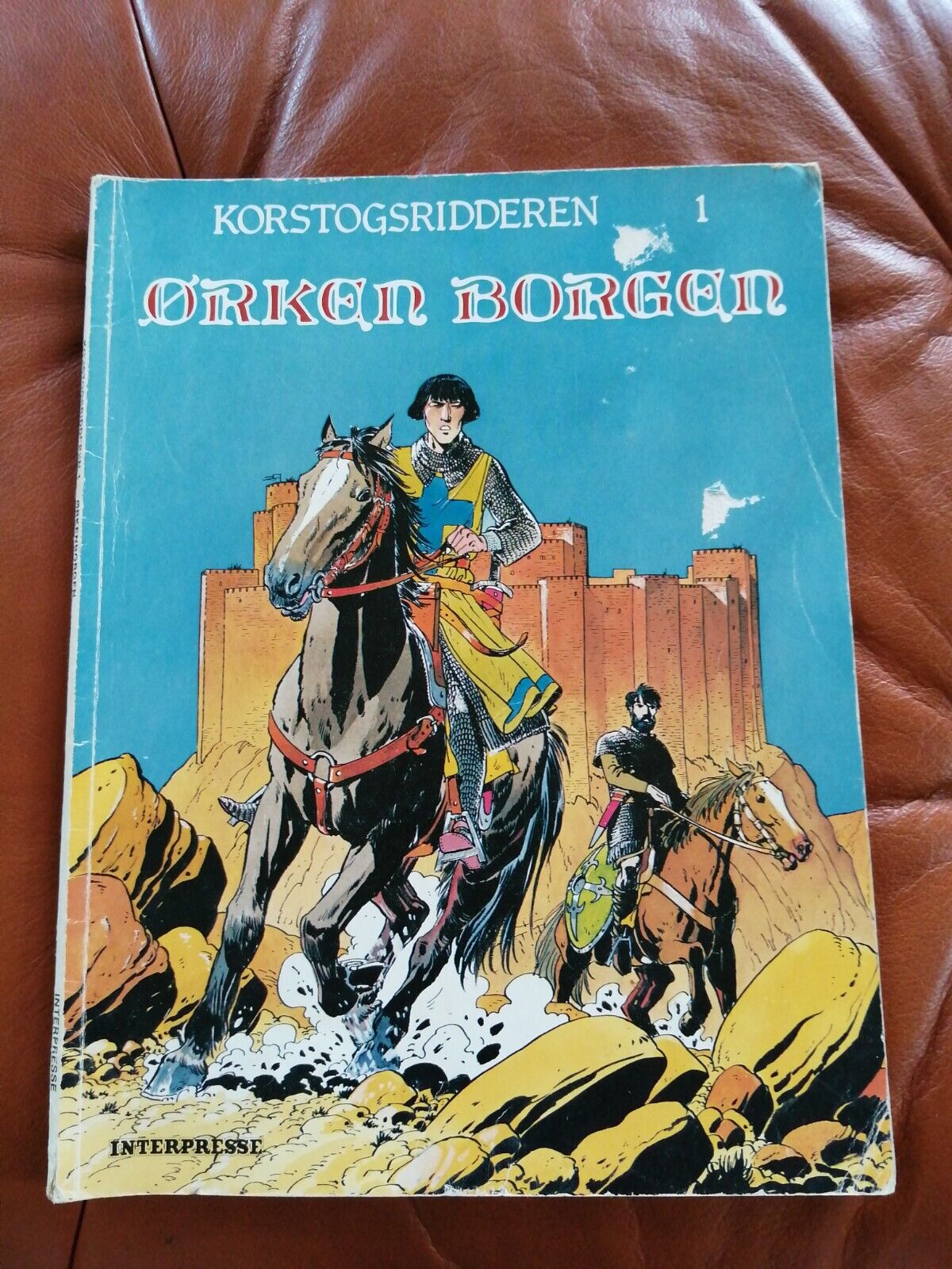 DenmarkComic bookKorsridderneno 1Ørken BorgenClaude Verrien1st ed1979