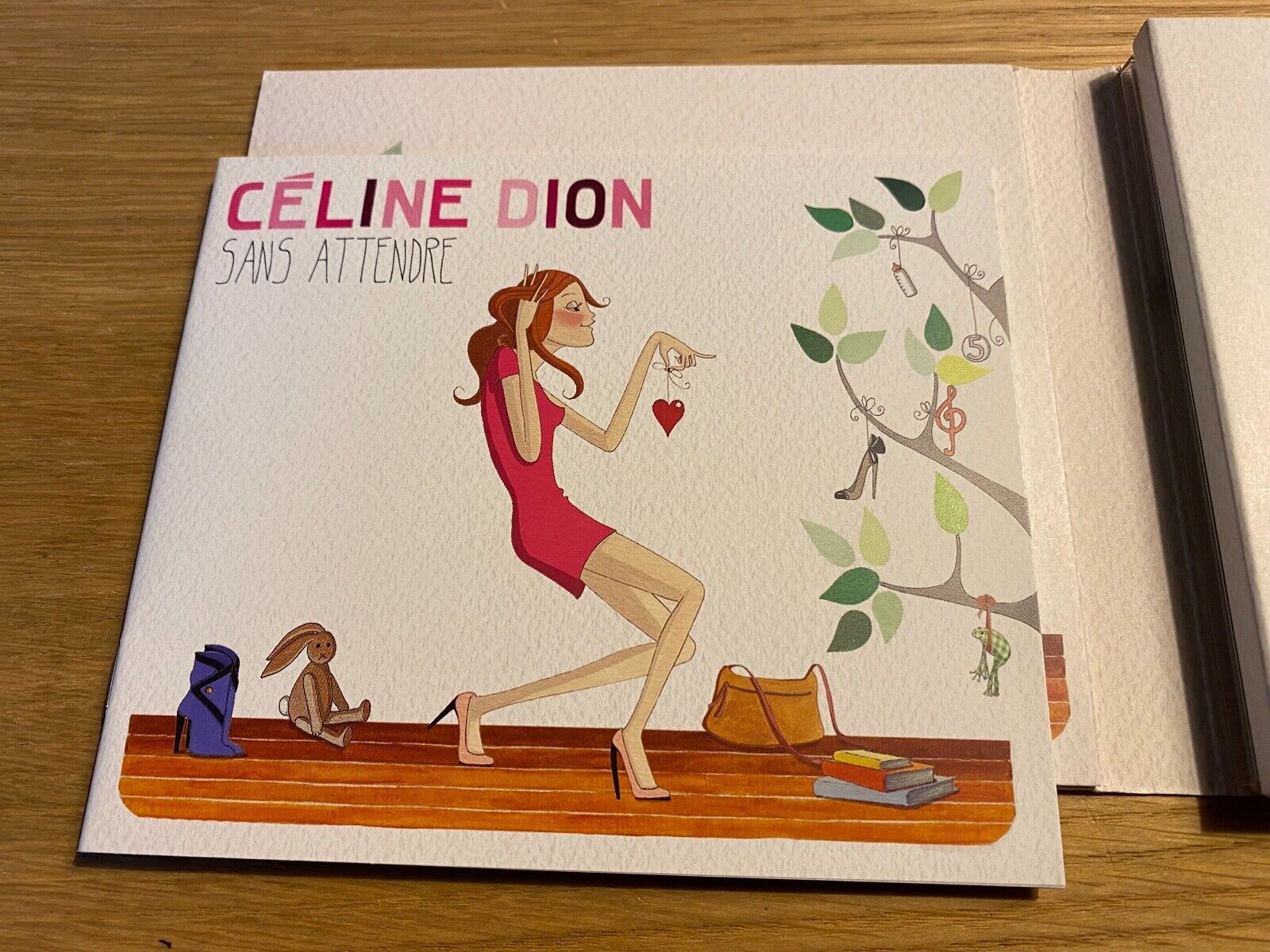 CELINE DION "DANS ATTENDRE" 2012 COLUMBIA  SONY MUSIC DIGIPAK EDITION CD ALBUM*