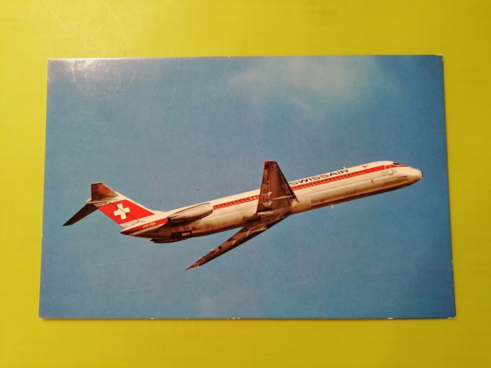 Aviation postcardSwitzerlandMcDonnell-Douglas DC-9-51 Posted 1978