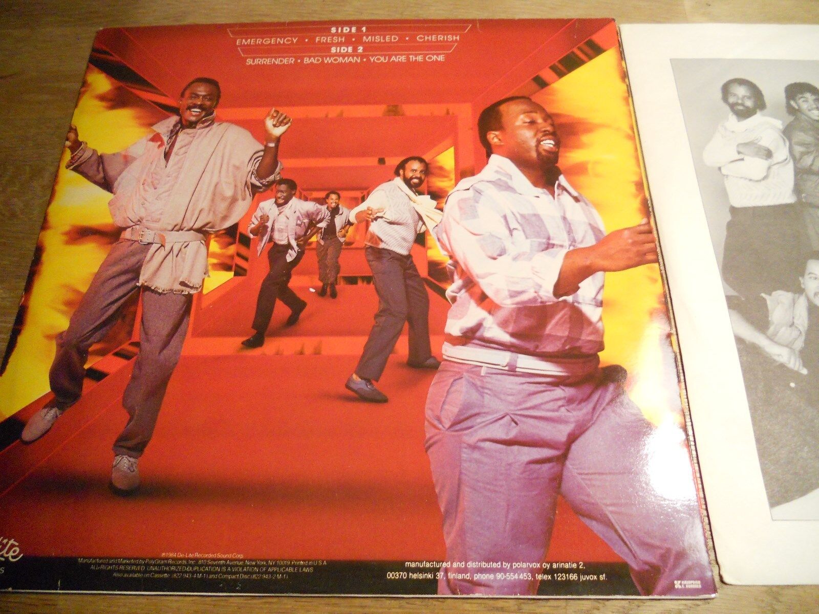 KOOL  THE GANG EMERGENCY 7 TRACKS NCB FINNISH PRESSED LP USED DELITE RECORDS