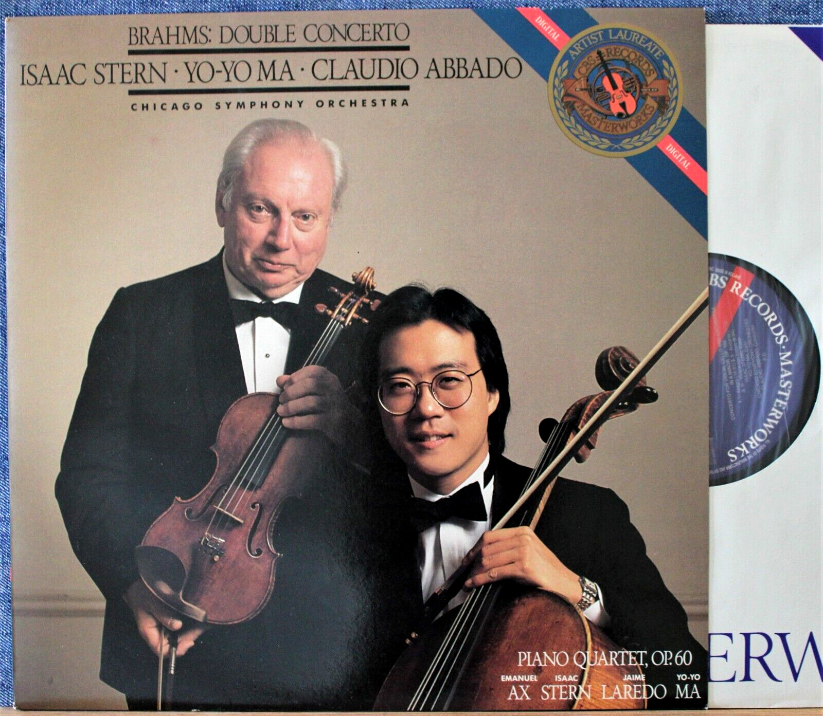 Stern; Ma; etc Brahms (Double concerto; Piano quartet) CBS M 42387 dig NM