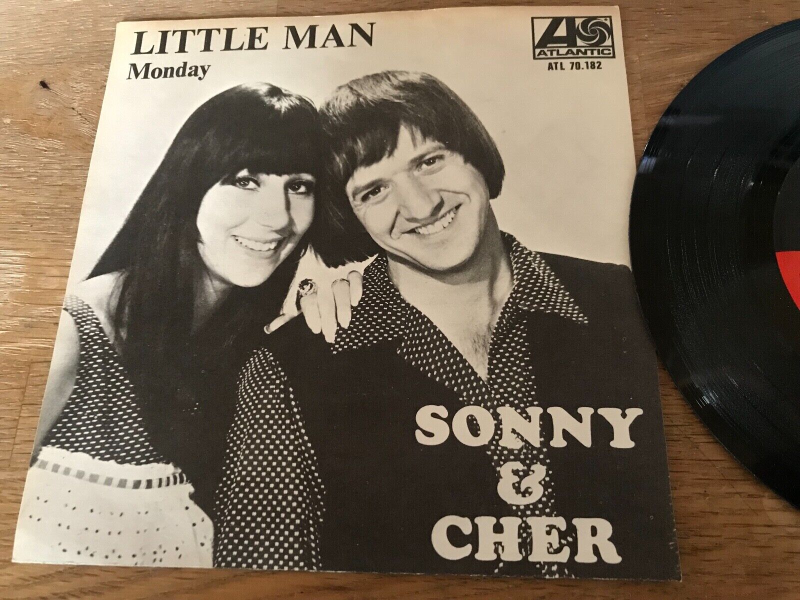 SONNY  CHER LITTLE MAN / MONDAY ATLANTIC RECORDS NCB PRESSED IN SWEDEN RARE SEE