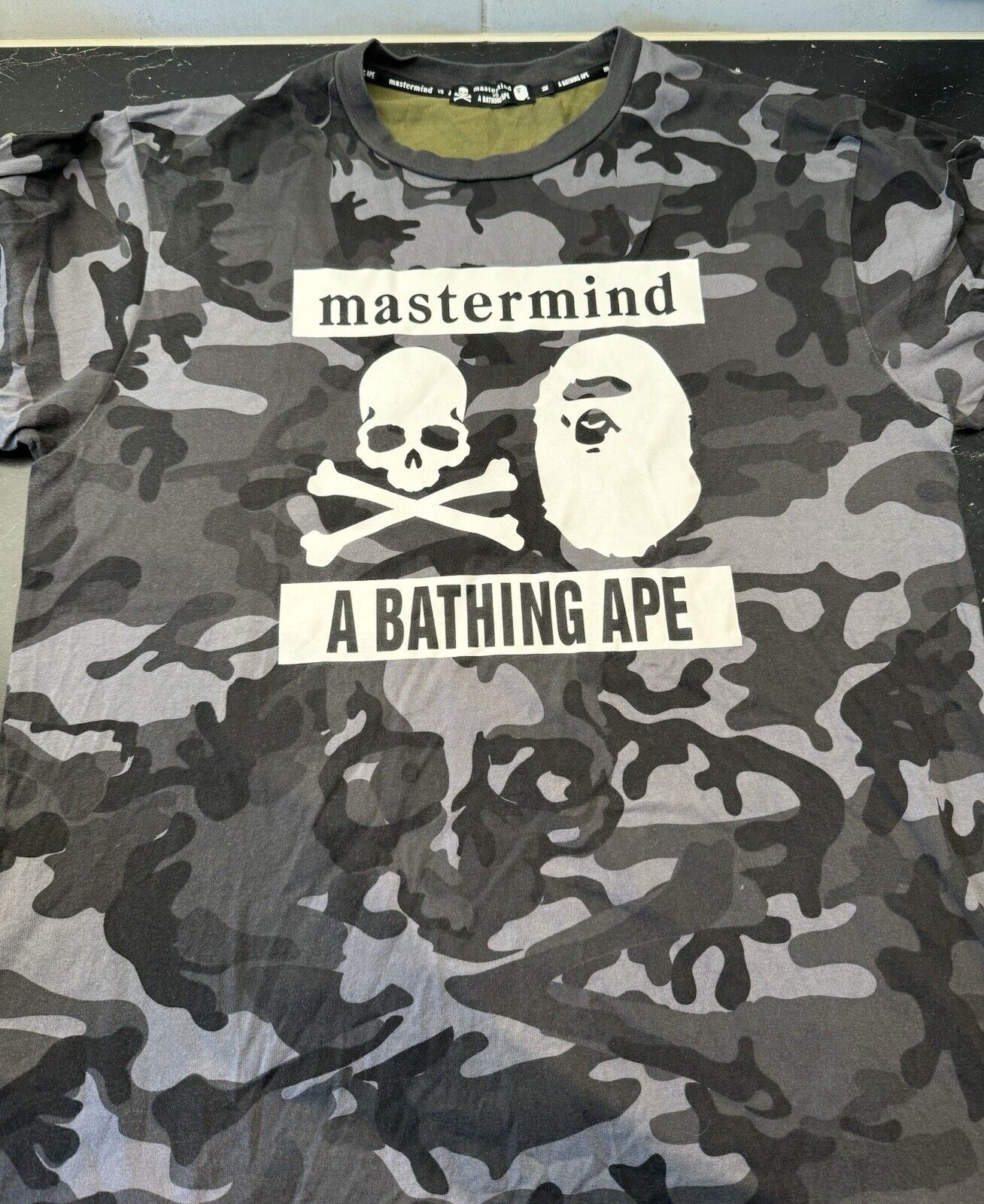 Bare x Mastermind Japan Camo Tee M