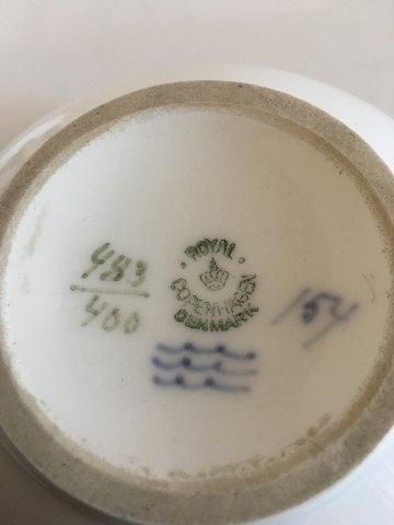 Royal Copenhagen Lidded Bowl No 483/400 with Flower Motif