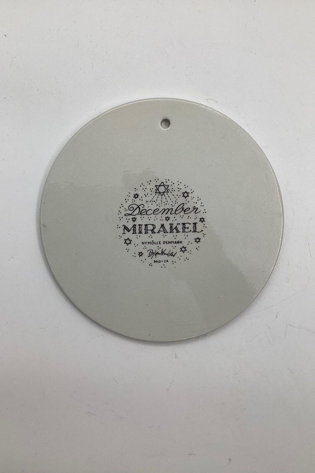 Bjorn Wiinblad: December plate from Nymolle "MIRAKEL"