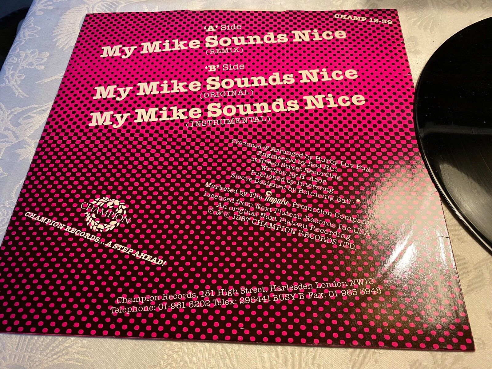 SALT´N´PEPA "MY MIKE SOUNDS NICE" (REMIX)  1987 CHAMPION RECORDS UK PRESSING**